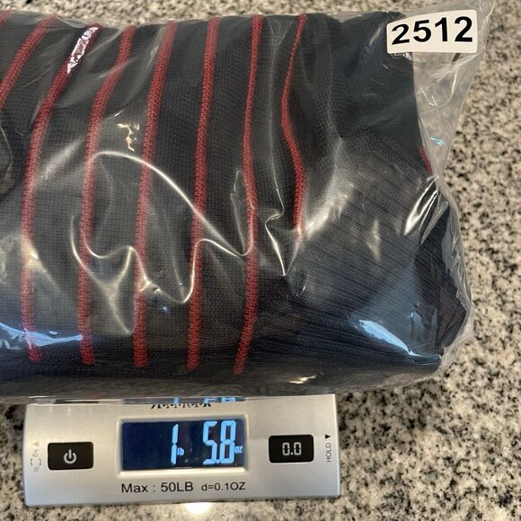 Cag Triko Men’s Wool Mock Neck Sweater Navy Red Striped Business Preppy-M - Picture 11 of 11